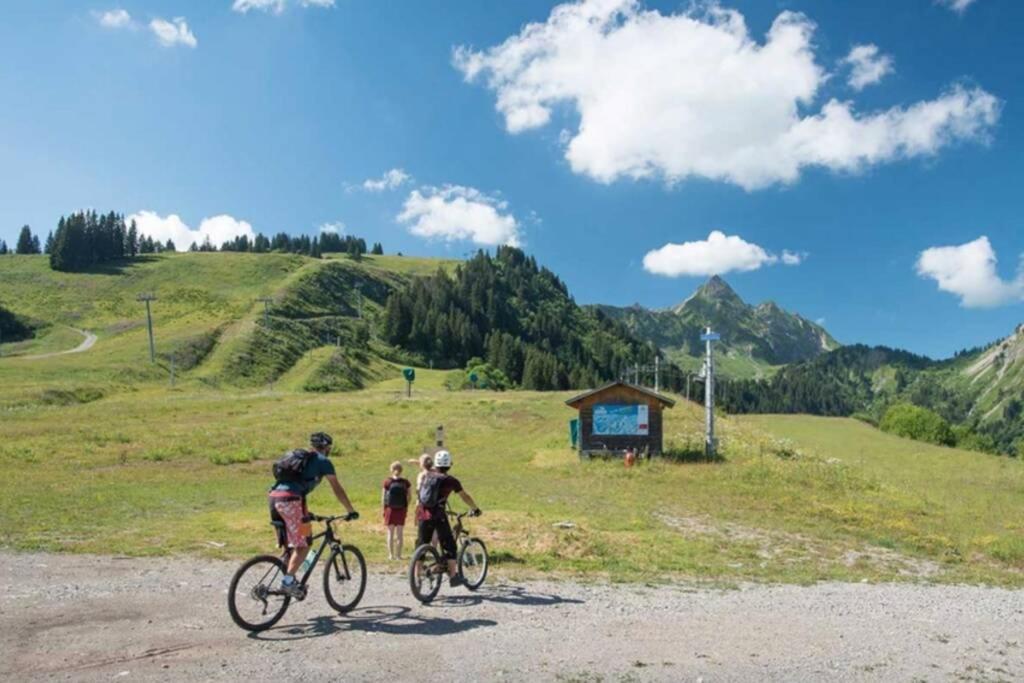 Les Cimes, Chaleureux Studio 4 Pers, 50M Du Telecabine, Vue Degagee Sur Les Pistes, Draps Non Compris Saint-Jean-dʼAulps Eksteriør bilde