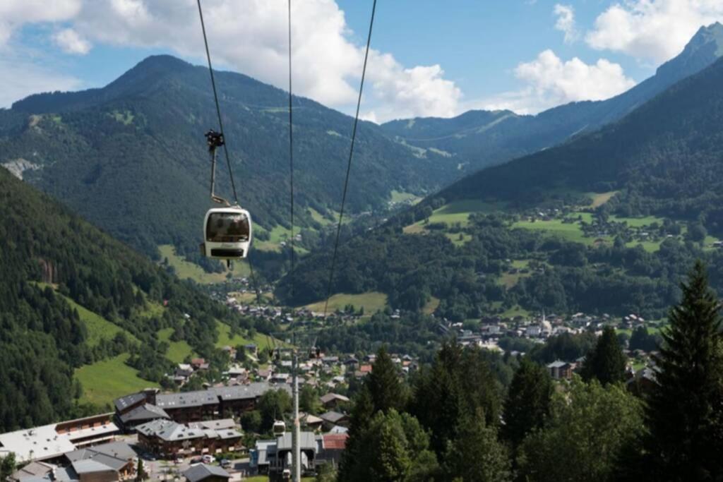 Les Cimes, Chaleureux Studio 4 Pers, 50M Du Telecabine, Vue Degagee Sur Les Pistes, Draps Non Compris Saint-Jean-dʼAulps Eksteriør bilde