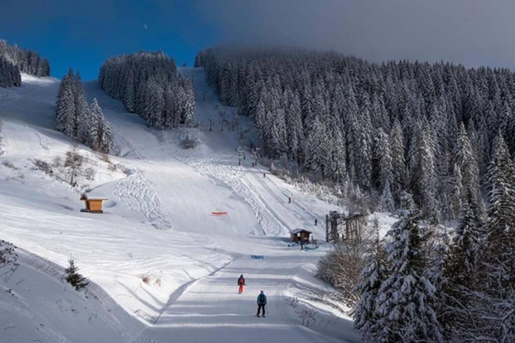 Les Cimes, Chaleureux Studio 4 Pers, 50M Du Telecabine, Vue Degagee Sur Les Pistes, Draps Non Compris Saint-Jean-dʼAulps Eksteriør bilde