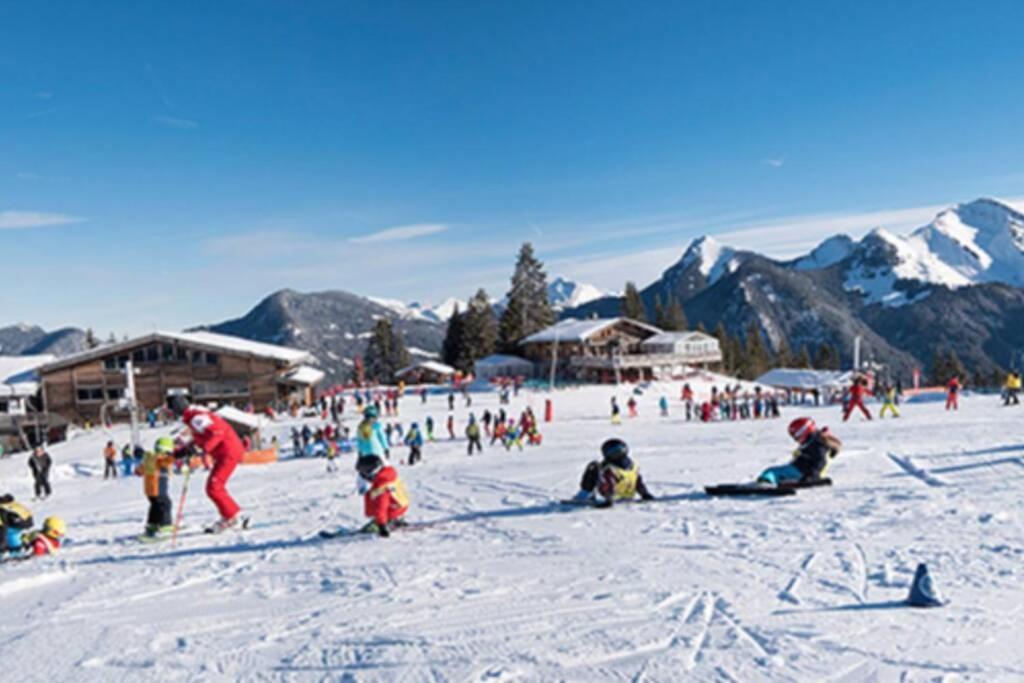 Les Cimes, Chaleureux Studio 4 Pers, 50M Du Telecabine, Vue Degagee Sur Les Pistes, Draps Non Compris Saint-Jean-dʼAulps Eksteriør bilde